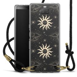 Carry Case Transparent Leather black/gold