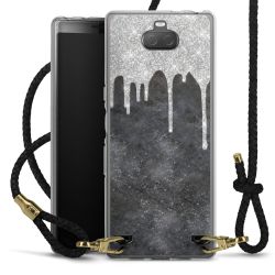 Carry Case Transparent Leather black/gold