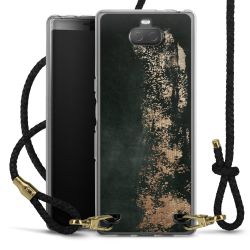 Carry Case Transparent Leather black/gold