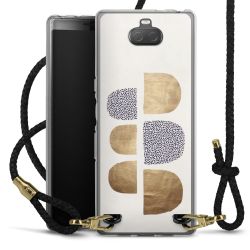 Carry Case Transparent Leather black/gold