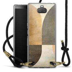 Carry Case Transparent Leather black/gold