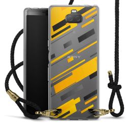 Carry Case Transparent Leather black/gold