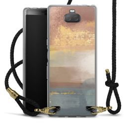 Carry Case Transparent Leather black/gold