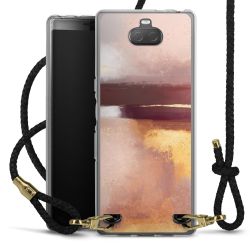 Carry Case Transparent Leather black/gold