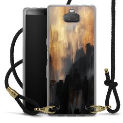 Carry Case Transparent Leather black/gold