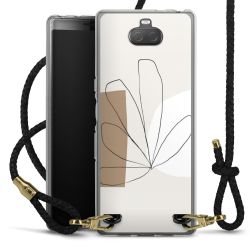 Carry Case Transparent Leather black/gold