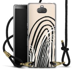 Carry Case Transparent Leather black/gold