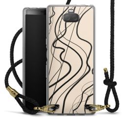 Carry Case Transparent Leather black/gold