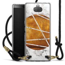 Carry Case Transparent Leather black/gold