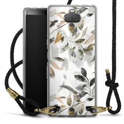 Carry Case Transparent Leather black/gold