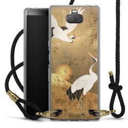 Carry Case Transparent Leather black/gold