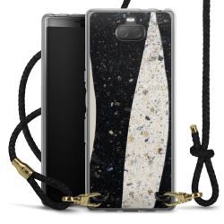 Carry Case Transparent Leather black/gold