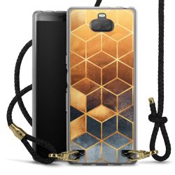 Carry Case Transparent Leather black/gold