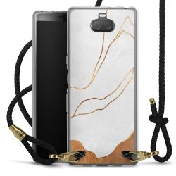 Carry Case Transparent Leather black/gold