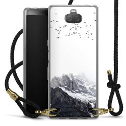 Carry Case Transparent Leather black/gold