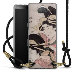 Carry Case Transparent Leather black/gold