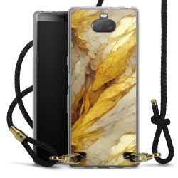 Carry Case Transparent Leather black/gold