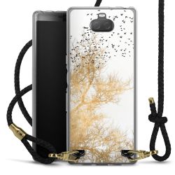 Carry Case Transparent Leather black/gold