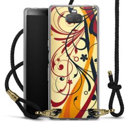 Carry Case Transparent Leather black/gold