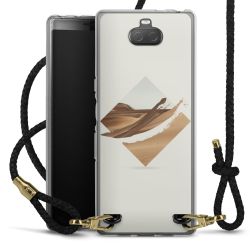 Carry Case Transparent Leather black/gold