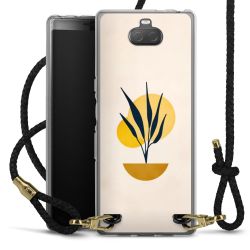 Carry Case Transparent Leather black/gold