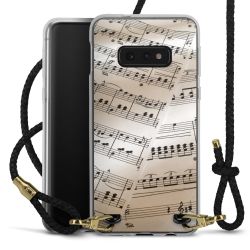 Carry Case Transparent Leather black/gold