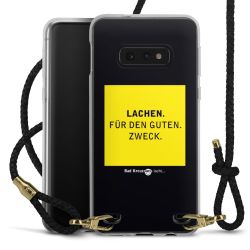 Carry Case Transparent Leder schwarz/gold