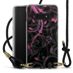 Carry Case Transparent Leather black/gold