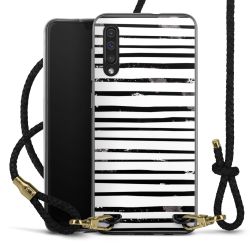 Carry Case Transparent Leather black/gold