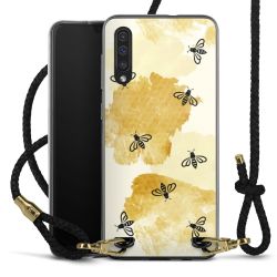 Carry Case Transparent Leather black/gold