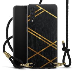 Carry Case Transparent Leather black/gold