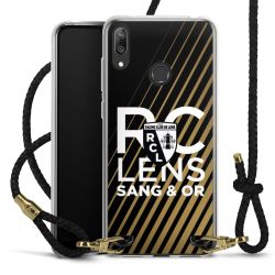 Carry Case Transparent Leather black/gold