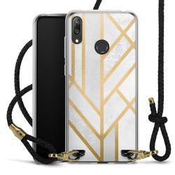 Carry Case Transparent Leather black/gold