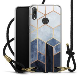 Carry Case Transparent Leather black/gold