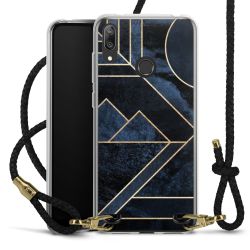 Carry Case Transparent Leather black/gold