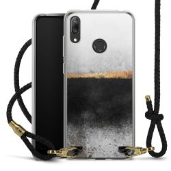 Carry Case Transparent Leather black/gold