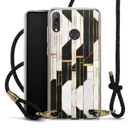 Carry Case Transparent Leather black/gold