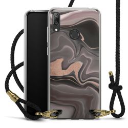 Carry Case Transparent Leather black/gold