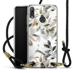 Carry Case Transparent Leather black/gold