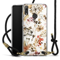 Carry Case Transparent Leather black/gold