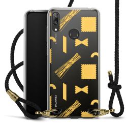 Carry Case Transparent Leather black/gold