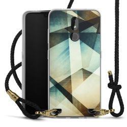 Carry Case Transparent Leather black/gold