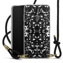 Carry Case Transparent Leather black/gold