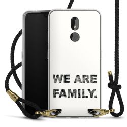 Carry Case Transparent Leather black/gold