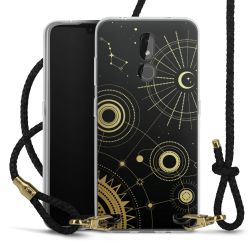 Carry Case Transparent Leather black/gold