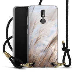 Carry Case Transparent Leather black/gold