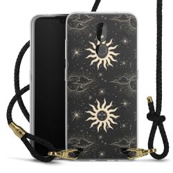 Carry Case Transparent Leather black/gold