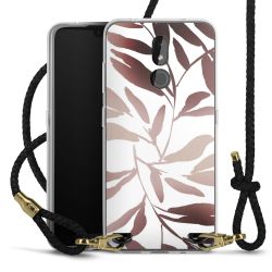 Carry Case Transparent Leather black/gold