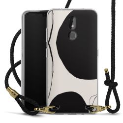 Carry Case Transparent Leather black/gold