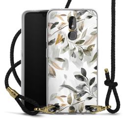 Carry Case Transparent Leather black/gold